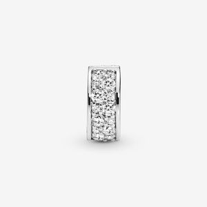 PANDORA CLEAR PAVE CLIP CHARM
